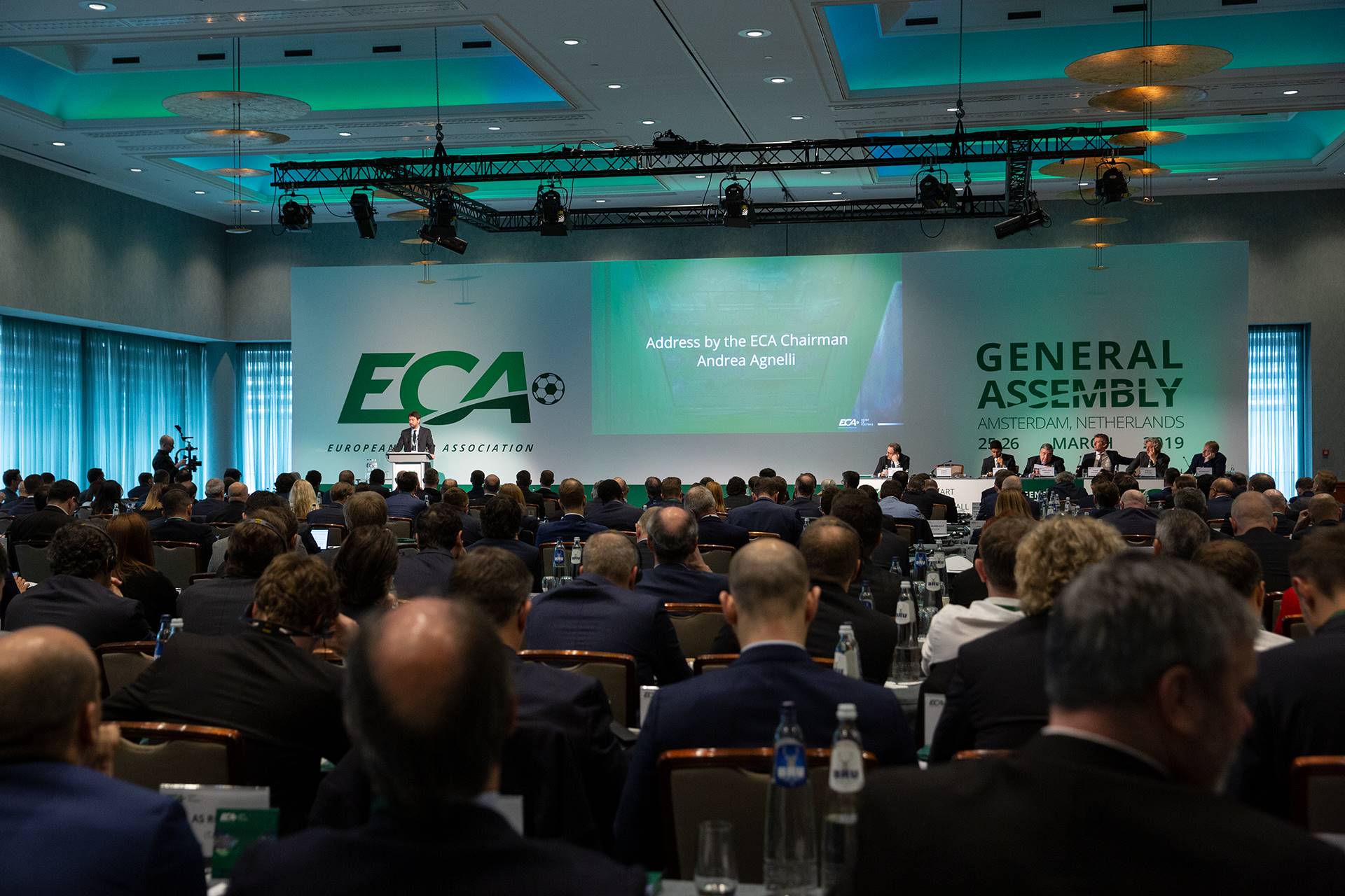 ECA Chairman informs General Assembly of start of discussions on UEFA